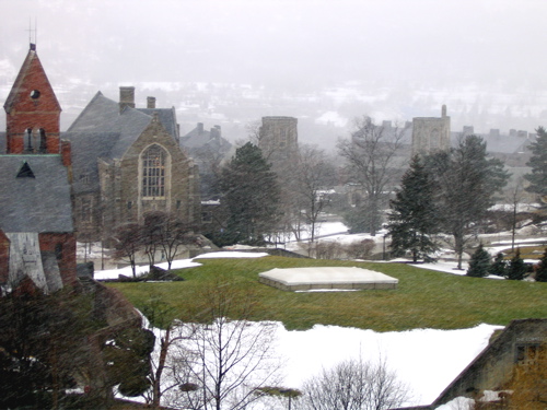 Cornell from a Window